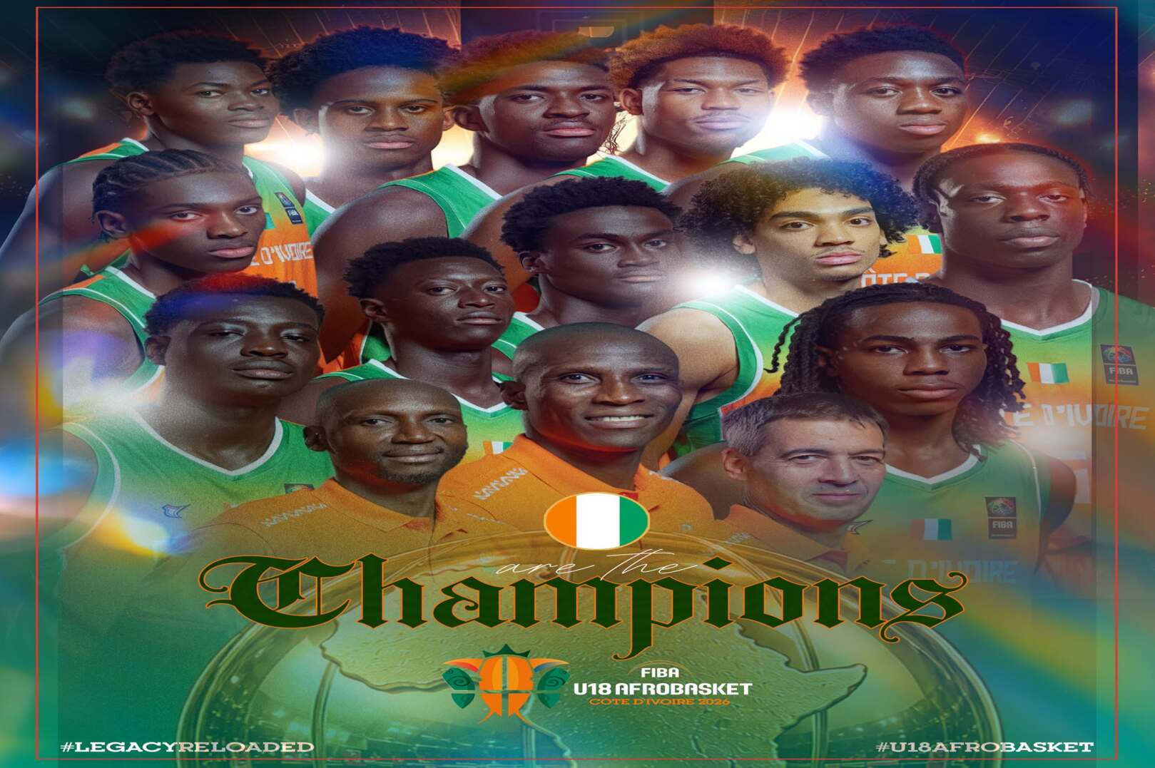 Côte d’Ivoire win first FIBA U18 AfroBasket title